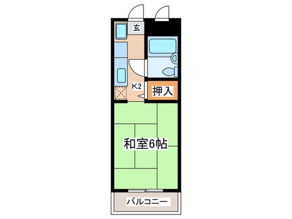 ジョイフルハイツ（１－３階）の物件間取画像